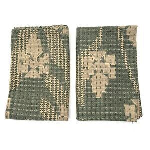 2 Pottery Barn Anya Running Pick Stitch Standard Sham Pillow Cover